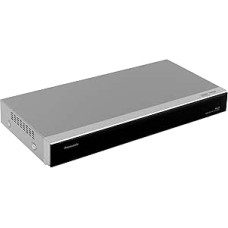 Panasonic DMR-BCT765AG Blu-Ray mängija ja salvestaja Twin HD DVB-C tuuneriga, 500 GB kõvaketas, 4K Upscaling, Ultra HD, samaaegne salvestamine, Smart Ready, hõbedane värvus