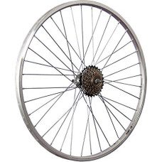 Taylor-Wheels 26-tolline tagumine ratas YAK19 / 6-käiguline spiraalrõngas - hõbedane