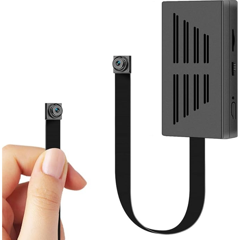 Mr.ing Mini kaamerad, 1080P väike valvekaamera Kaasaskantav väike turvakaamera koos liikumise tuvastamise ja videosalvestusega kodu/kontori/kodude turvalisuse jaoks