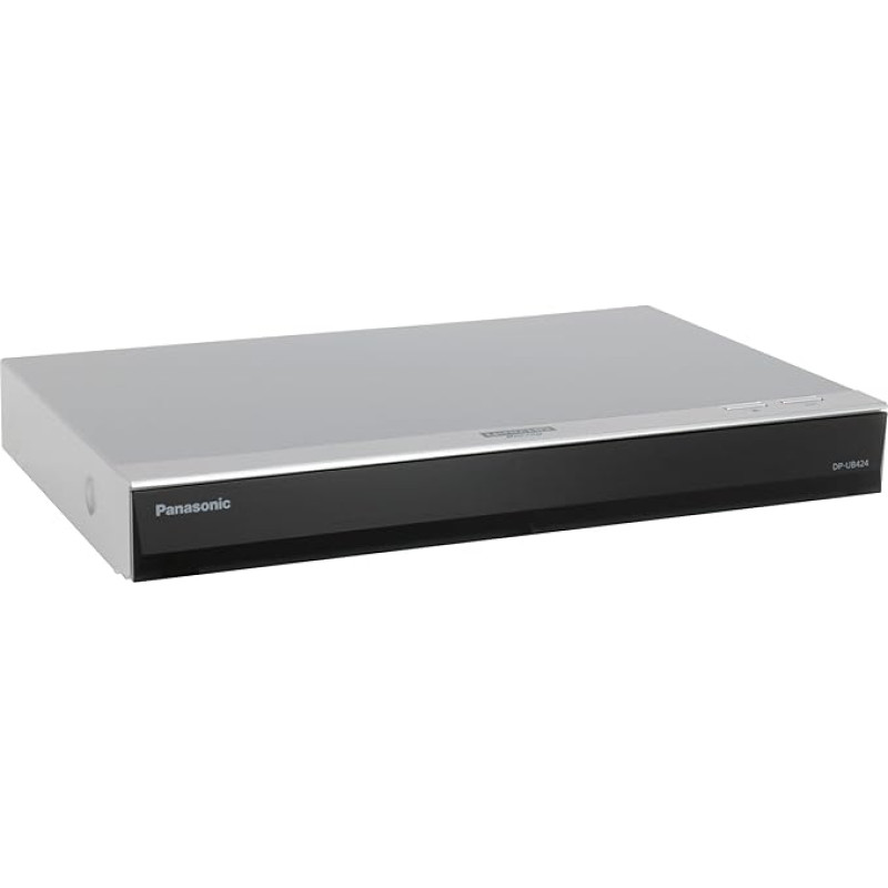 Panasonic DP-UB424 Blu-Ray mängija 3D Silver DP-UB424, NTSC,PAL, 1080p,2160p, DTS-HD HR,DTS-HD Master Audio,Dolby Digital Plus,Dolby TrueHD, 7.1 kanalid, AVCHD,H.264,HEVC,MKV,MP4,MPEG2,