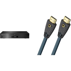 Panasonic DP-UB9004 UHD Blu-ray mängija Black & Oehlbach Flex Evolution HDMI kaabel - patendiga kaitstud paindumiskaitse - 8K ülikiire - 8K FUHD 60Hz 4320p / 4K 120Hz 2160p - 48Gbit/s - 1.5m