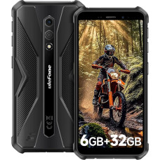 Ulefone Armor X12 Välitingimustes kasutatav mobiiltelefon, 6GB + 32GB/256GB SD nutitelefon ilma lepinguta, Android 13 Go, 4860mAh 13MP + 8MP 5,45-tolline HD+ 4G Dual SIM IP68 veekindel löögikindel NFC GPS 2-aastane garantii