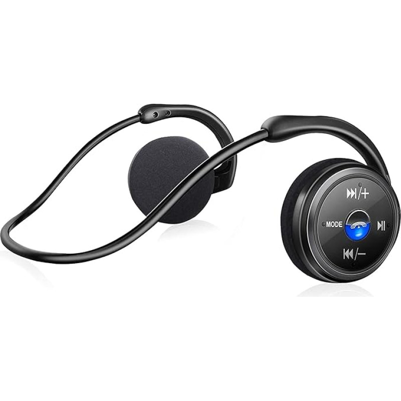 ARTINABS juhtmevabad kõrvaklapid FM-funktsiooniga, Bluetooth 5.0 kõrvaklapid, sport, higikindlus, käed-vabad kõned, TF-kaardi tugi, stereoklapid, mugavad, kerged, mikrofoniga, ühilduvad