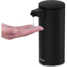 AIKE Soap Dispenser Automatic Stainless Steel with Infrared Sensor, 280 ml, Non-Contact Automatic Soap Dispenser, USB Charging