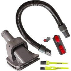 Italdos Dyson Vacuum Cleaner Grooming Tool for Dyson V11 V10 V8 V7 Dog Pet Animal Grooming Brush Attachment with Adapter and Converter + 2 Brushes