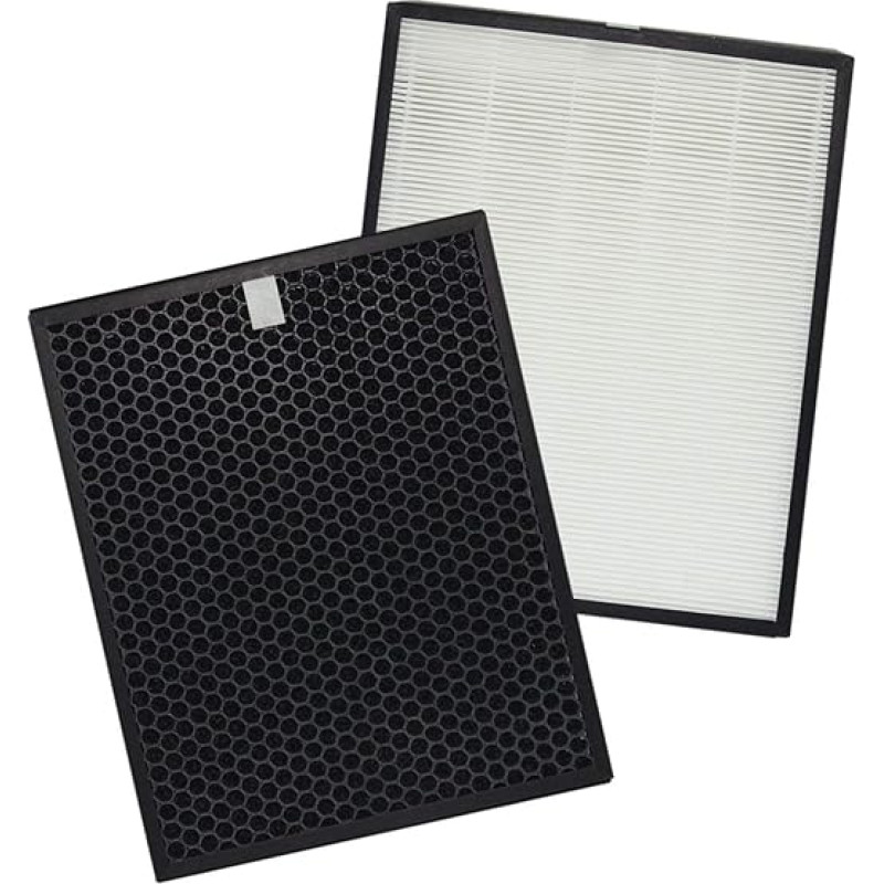 PUREBURG FY2422 FY2420 Replacement Filter Compatible with Philips AC2889 AC2887 AC2882 (Series 2000i) / AC3829 (Series 3000i) Air Purifier, H13 True HEPA Activated Carbon Filter