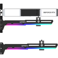 upHere RGB LED graafikakaardi GPU Brace tugi videokaardi kõõluse hoidja / Holster Holder, GPU hoidja, Single Plug-in kaardid, G276ARGB