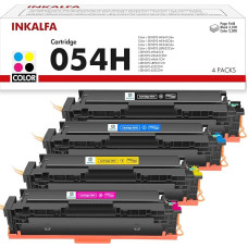 054H 054 Compatible with Canon i-SENSYS MF645Cx Toner for i-SENSYS MF643Cdw MF641Cw MF642Cdw MF644Cdw MF641CW LBP622Cdw 621CW 623CDW 622CDW CRG-054H CRG-054H 54 Black Cyan Yellow Magenta 4 Pack