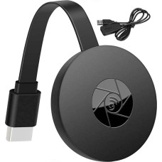 Wireless WiFi Display Dongle, HDMI 4K 1080P Adapter, Streaming TV Stick Ricevitore Supporto DLNA / AirMirror / Airplay / Miracast, for iOS 8+ / Android 5.0+ / Mac / Windows 7+