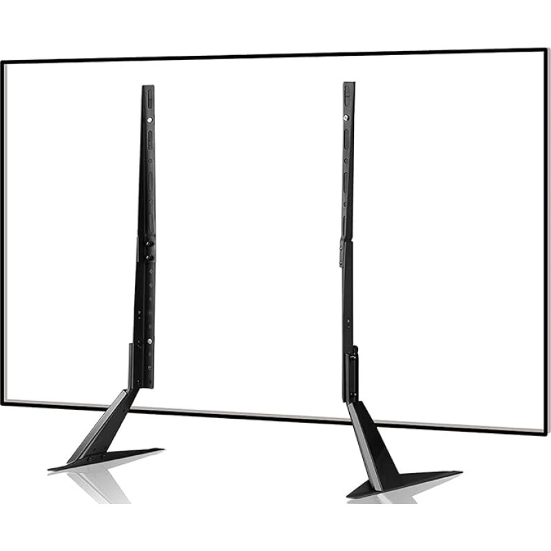 suptek ML1760 Universaalne telerijalg 22-65-tollise LCD LED lame ja kõverate telerite jaoks, telerijalgade VESA 75 x 75 mm kuni 800 x 400 mm kuni 50 kg kaaluvale telerile