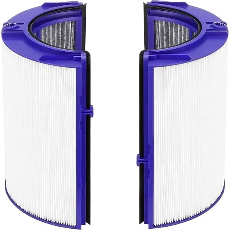 Trade-Shop HEPA-filter koos aktiivsöe filtriga, mis ühildub Dyson TP07 TP08 TP09 TP7A PH3A Asendab 970341-01 965432-01 / õhupuhastaja ventilaatoriga