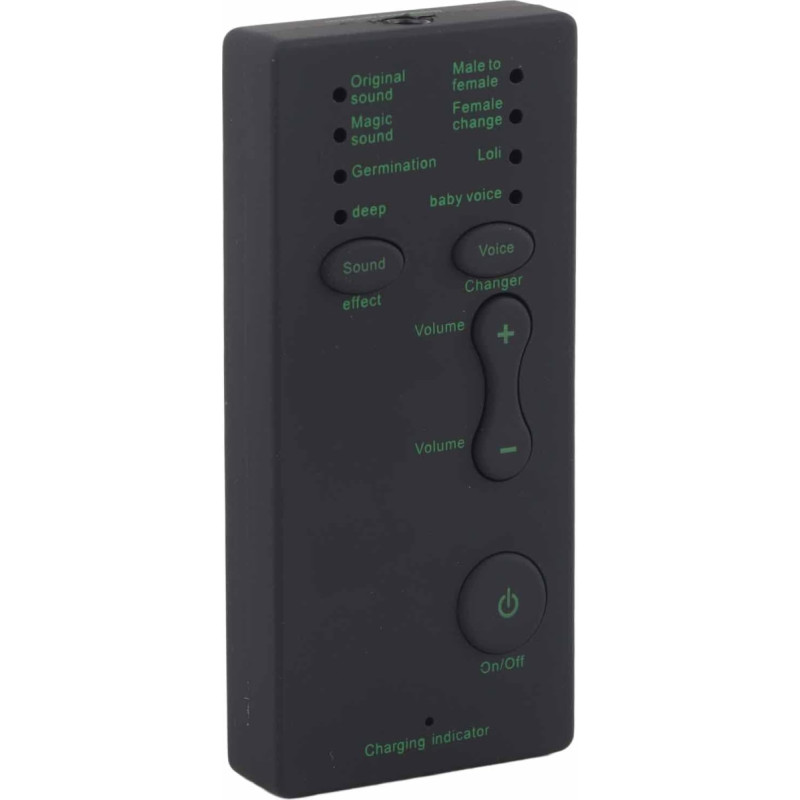 Goshyda Voice Changer Device, Portable Sound Cards with 7 Different Language Changes, Voice Converter for Phone, Computer, Tablet, PS4, for