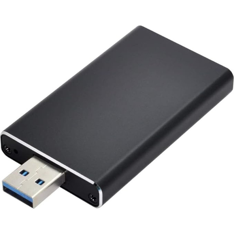 NFHK Mini PCI-E mSATA to USB 3.0 External SSD PCBA Conveter Adapter Pen Driver Card with Case