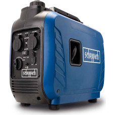Scheppach Inverter Petrol Power Generator SG2500i Power Generator Emergency Generator with Inverter Technology for Sensitive Electronics 2000 W Power Sockets 2 x 230 V / 2 x USB Type A 64.1 dB