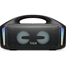 Bluetooth Speaker Tribit StormBox Blast, Portable Speaker 90 W Loud Stereo Sound with XBass LED Light Show Bluetooth 5.3, Waterproof IPX7 PowerBank TWS, 30 Hours Playtime for Outdoor Use