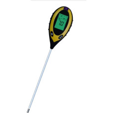 4-in-1 pH mõõtja pinnas, pinnase tester, pinnase niiskuse mõõtja taimed, pinnase pH mõõtja, pinnase niiskuse valgus, pH temperatuuri tester, pinnase testimise mõõtja aeda, talu, muru jaoks.