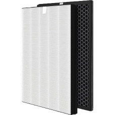 Asendus HEPA-filter FY1410/30 ja aktiivsöefilter FY1413/30 varuosad Philips AC2729/10 AC1214/10 seeria 1000 ja 1000i õhupuhastitele (HEPA + aktiivsöefilter).