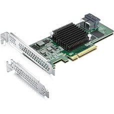 12G sisemine PCI-E SAS/SATA HBA kontrollerkaart, Broadcomi SAS 3008, ühildub SAS 9300-8I-ga