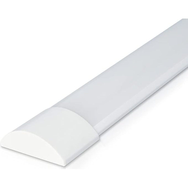 HOFTRONIC - Pack of 1 LED Light Strip 150 cm 50 W Integrated Tube Lamp 6400 K Cool White 6000 lm Super Bright 30000 h LED Long Field Light 1500 x 74 x 25 mm (L x W x H) Ceiling Lights Garage Lighting