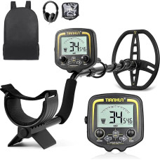 HOOMYA Professional Underground Metal Detector with LCD Display and Headphones, Depth 2.5 m, Scan to Out-Probe Metal TX850