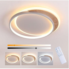 FANLG Ceiling Light Bedroom 40 cm LED Ceiling Light Dimmable 3000 K - 6000 K Lamp Living Room 24 W Modern LED Ceiling Light for Bedroom Living Room Balcony Kitchen Hallway Kitchen Children's Room