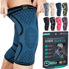 MODVEL Komfortable Kniebandage für Damen und Männer - Sanfte Kniestütze zur Unterstützung und Stabilisierung - Weiches, Atmungsaktives Material für Komfort bei Bewegung, Spaziergang & Zuhause