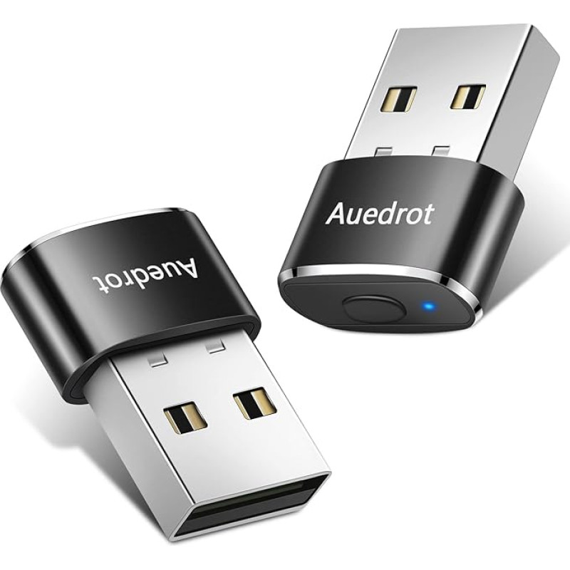 AUEDROT Mouse Jiggler Mittetuvastatav USB Mouse Mover lülitusklahviga, metallist hiiremootor automaatne hiiremootor, 2 Jiggleri režiimiga, Plug & Play, hoiab arvuti / sülearvuti ärkvel, must, 2 tükki