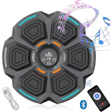 YeahBoom Music Bluetooth Boxing Machine, Electronic Music Boxing Machine, Smart Music Boxing Machine, Box Training Punch Equipment, Wall Target Boxing Machine