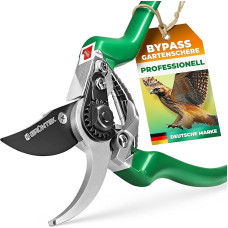 Grüntek Falke Garden Shears Teflon Pruning Shears 215 mm made of Japanese SK5 Steel, Plant Shears Teflon Coated, Comfort Bypass -