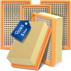 VIOKS 5 x lame plisseeritud tolmuimeja filter asendusfiltrid Kärcher KFI 4410 2.863-005.0 28630050 MV4 MV6 WD4 WD5 WD6 Filter tolmuimejale Kärcher WD4 filter Kärcher WD5 filter Kärcher WD6 filter Kärcher WD5 filter Kärcher WD6