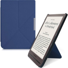 kwmobile ümbris ühildub Pocketbook InkPad 3/3 Pro/Color/Vivlio InkPad 3 ümbrisega - Kunstnahast ümbris - eReader kaitsev ümbris - kate tumesinine