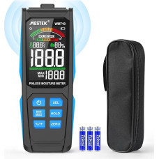 Niiskusemõõtja Walls Wood Moisture Meter MESTEK nõelata niiskusdetektor Moisture Locator Digital LCD Display Alarm Function for Firewood Wood Cork