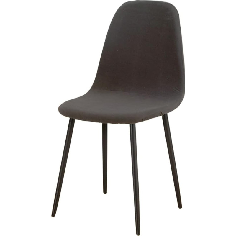 Chair Covers, Scandinavian Dining Room Chair Covers, Scandinavian Stretch Chair Covers, Dining Room Chair Covers, Washable Chair Covers, Set of 6, Grey