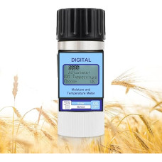AMTAST Moisture Meters, Grain Moisture Meter Test 25 Cereals Cocoa Beans Rapeseed Wheat Spring Barley Farm Bean Corn Winter Barley White Oats Buckwheat Black Oats