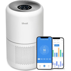 LEVOIT Air Purifier Allergy Sufferers with H13 HEPA Air Filter Against 99.97% of Mould Dust Pollen, Air Quality Feedback and Auto Mode, CADR 195m³/h for Smoking Room, Air Purifier 22dB Sleep Mode Timer