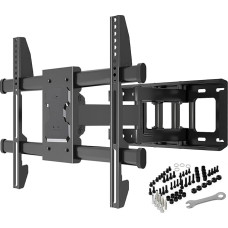 Teleri seinakinnitus 32-85-tollistele ekraanidele VESA 200 x 100 kuni 600 x 400 mm Pööratav, kallutatav ja pikendatav LED, OLED, lame- ja kõverate telerite seinakinnitus - maksimaalne koormus 60 kg