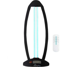 CARSO UV Sterilisation Lamp with Ozone UV-C Lamp 65 W e Disinfection Rate 99% - Disinfectant Lamp for Home - Room - Office - School (Black), HY-020