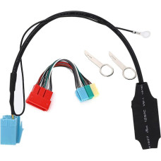 Qiilu Audio Adapter, Bluetooth 5.0 Audio Adapter Cable Radio Connection 20-Pin / 8-Pin Car Audio Stereo Cable Suitable for A2 A3 8L 8P TT