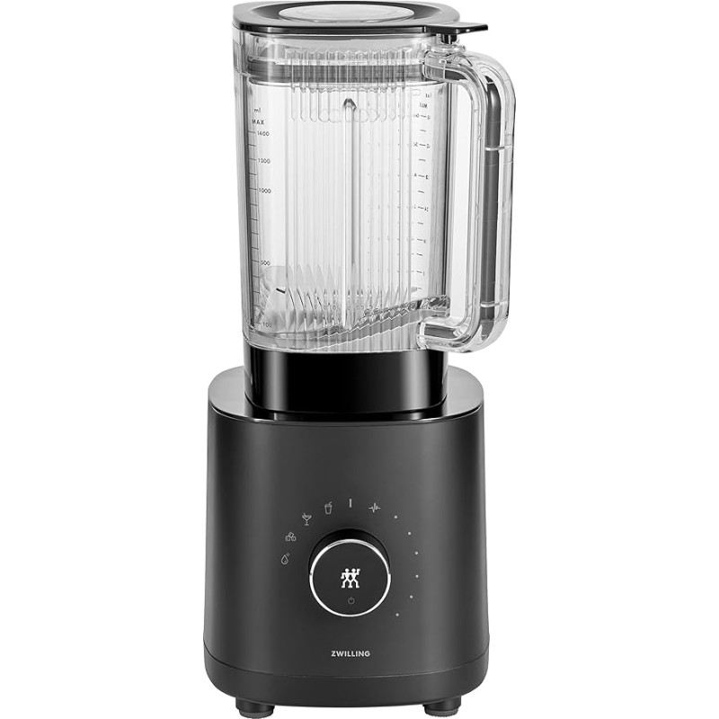 ZWILLING ENFINIGY Universal Stand Mixer, 1.4 Litres, Mixer with Stainless Steel Cross Blade & 1200 Watt High Performance Motor, Black