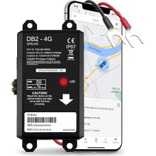 GPSLive DB2-4G GPS Tracker Auto, mootorratas, matkaauto, auto | Made in EU | Lihtne paigaldus | Live Tracking koos App | Ei vaja SIM-kaarti | GPS Tracker GPS saatja | saatja