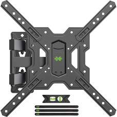 USX-MOUNT TV Wall Mount, Swivelling Tilting TV Bracket for 26-55 Inch LED, OLED, 4K & Flat TV Television, Max. VESA 400 x 400 mm, Universal TV Wall Mount Swivel