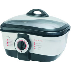 ECG MH 158, 1500W, 8 functions: fondue, braise, steam, boil, roast, deep fry, scallop, grill, 2,9 l pot size capacity, Removable bowl with non-stick coating, Plug adapter included
