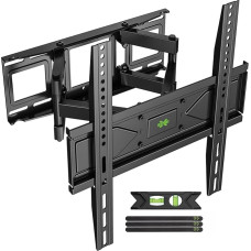 USX-MOUNT TV seinakinnitus pöörlev ja kallutatav 32-70-tollise LED, OLED, Plasma TV jaoks, universaalne TV seinakinnitus koos ülitugeva topeltvarrega, Max VESA 400 x 400 mm, kuni 45 kg kaaluga