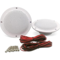 Herdio 4 Inch Round Ceiling Speakers, Pair 160 Watts Waterproof Marine Boat Built-in Speakers, for Bathroom, Spa, Room, Motorcycle, UTV, ATV, RV, Car, Golf Cart (14.3 x 13.9 x 11.8 cm)