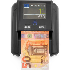 Banknote Checker & Money Counting Machine Banknotes 2-in-1 - Insert Individually - Banknote Checker Counterfeit Money Detection with UV/MG/IR for False Euro, Pound, Dollar Notes - Mobile Scanner Test