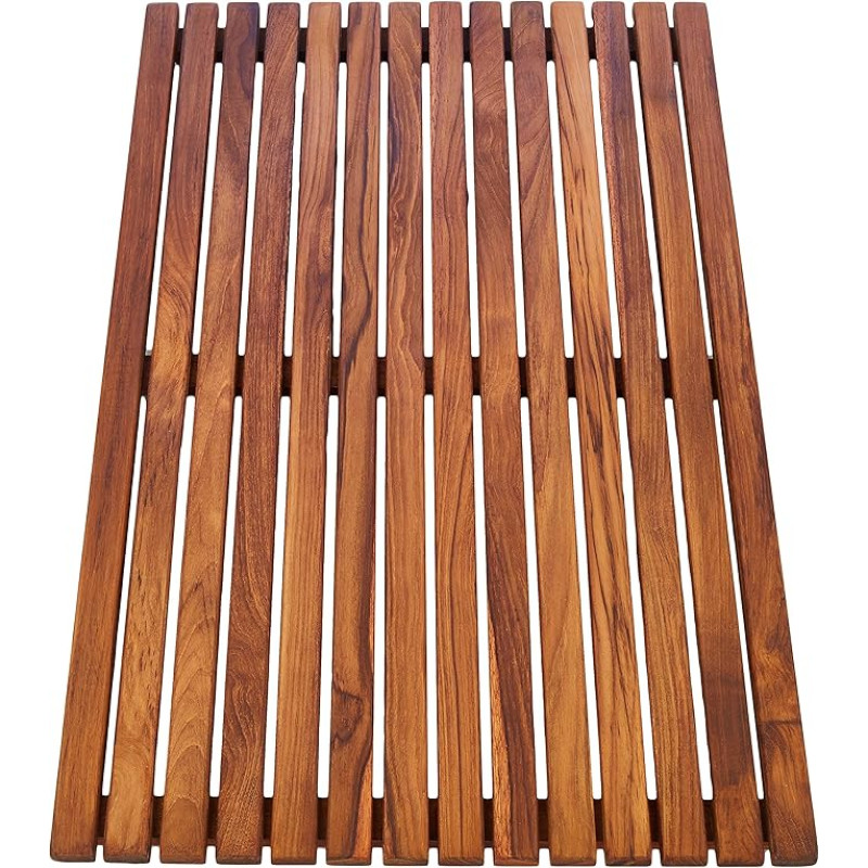 Asinox TEK4A5080 Shower Duckboard, Brown Wood (80 x 50 x 4 cm)