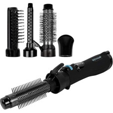 Rewamp Progloss Airstyle Heats Round Ceramic Ion Attachments Hot with Progloss Oils Set