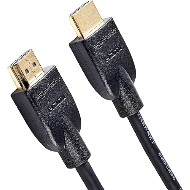 Amazon Basics 4K HDMI kaabel 0.9m 18Gbps High Speed koos Ethernetiga 4K@60Hz 2160p Must