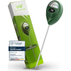 Wendowerk® Soil Moisture Meter for Plants – (Green/Black) – Without Batteries – Improved Moisture Meter Plants (2024) – Premium Soil Tester