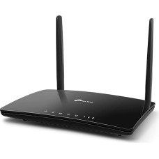 TP-Link Archer MR600 AC1200 LTE ruuter, Dual-Band 4G + Cat6 Gigabit WiFi ruuter (300 Mbit/s allalaadimisel, Dual Band, 300 Mbit/s 2.4GHz ja 867Mbit/s 5GHz + vabalt konfigureeritav LAN/WAN port), mustas toonis.